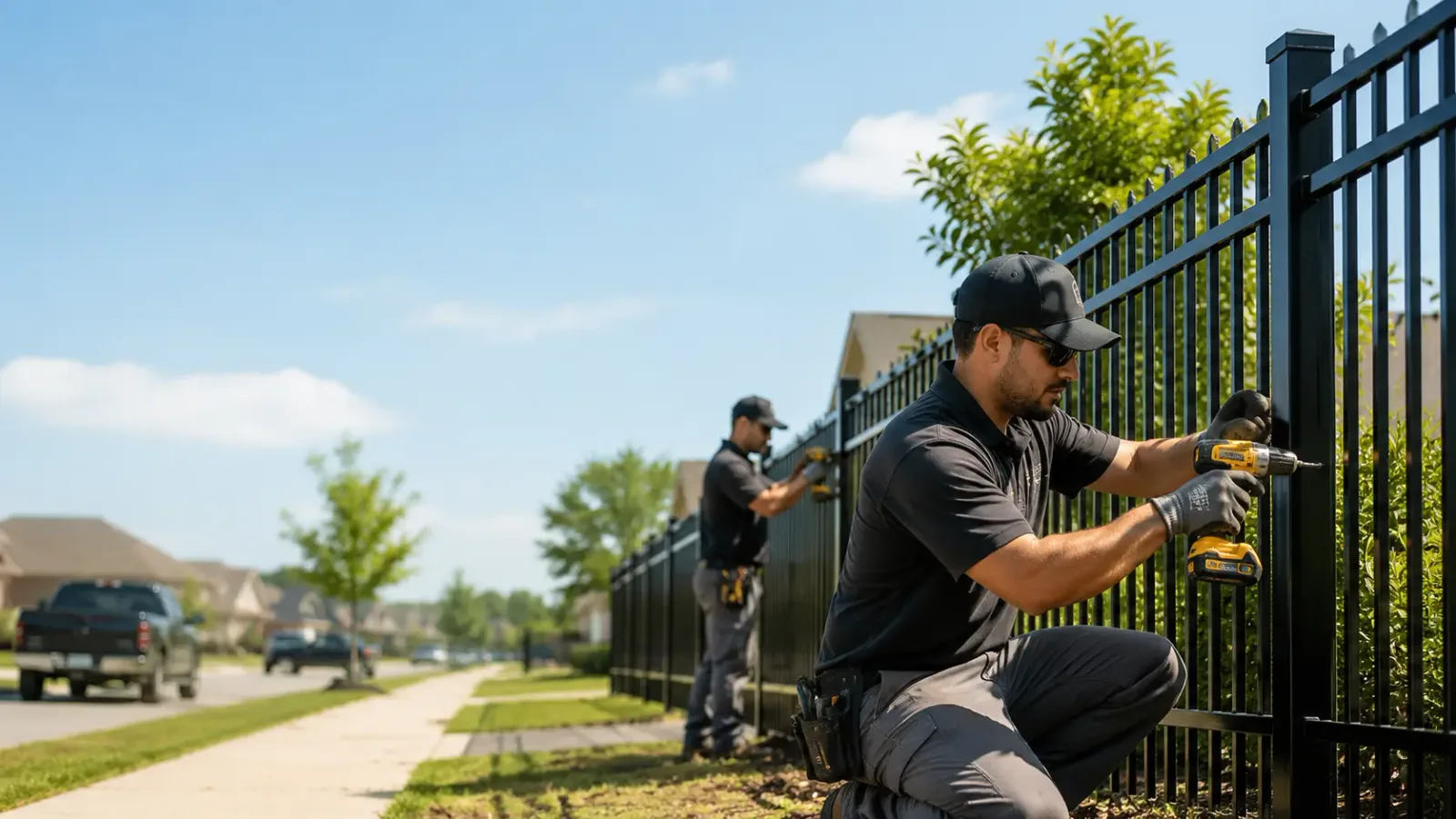 Metal Fence Installation in Aleppo, PA